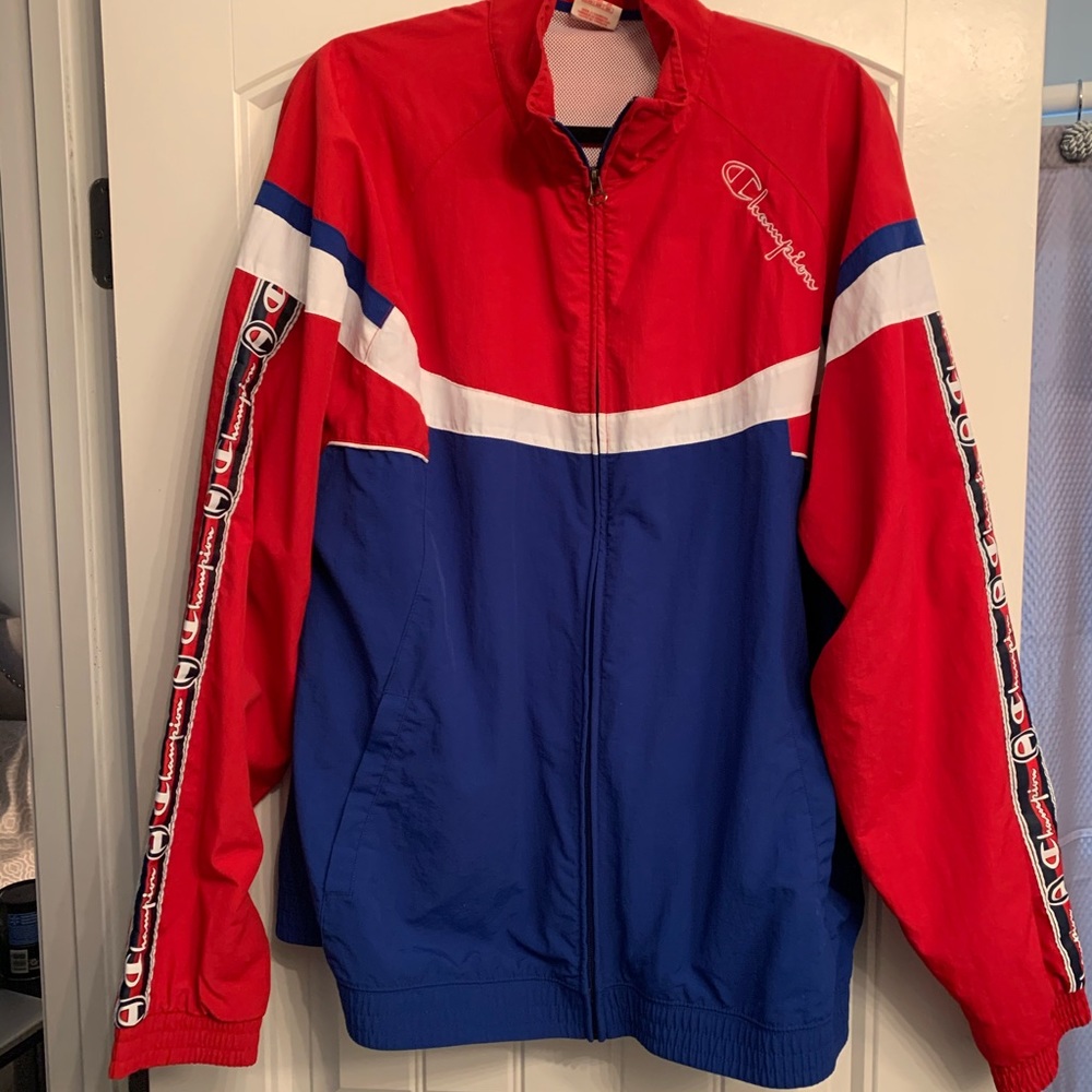 Men’s Champion wind breaker(worn once)